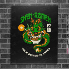 Load image into Gallery viewer, Secret_Shirts Posters / 4"x6" / Black Shen Ramen