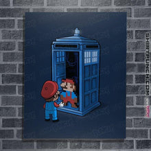 Load image into Gallery viewer, Shirts Posters / 4"x6" / Navy Back To 8 Bits