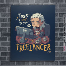 Load image into Gallery viewer, Shirts Posters / 4"x6" / Navy Freelancer Of Blaviken