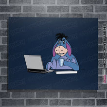 Load image into Gallery viewer, Shirts Posters / 4"x6" / Navy Hide The Pain