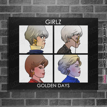 Load image into Gallery viewer, Shirts Posters / 4"x6" / Black Golden Days