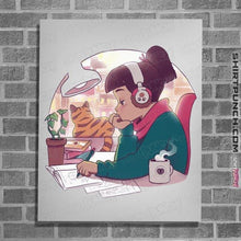 Load image into Gallery viewer, Daily_Deal_Shirts Posters / 4&quot;x6&quot; / White Lo Fi Sketch &amp; Coffee
