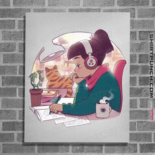 Load image into Gallery viewer, Daily_Deal_Shirts Posters / 4"x6" / White Lo Fi Sketch & Coffee