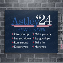 Load image into Gallery viewer, Daily_Deal_Shirts Posters / 4"x6" / Navy Astley '24
