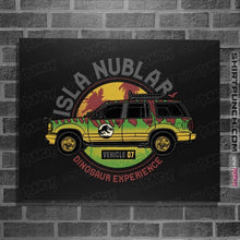 Load image into Gallery viewer, Daily_Deal_Shirts Posters / 4"x6" / Black Isla Nublar Experience