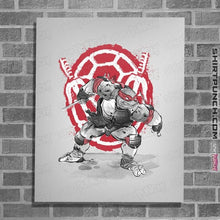 Load image into Gallery viewer, Daily_Deal_Shirts Posters / 4"x6" / White Raphael Sumi-e