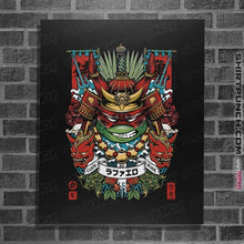 Load image into Gallery viewer, Daily_Deal_Shirts Posters / 4"x6" / Black Samurai Raph