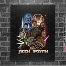 Load image into Gallery viewer, Shirts Posters / 4"x6" / Black Jedi Path