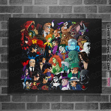 Load image into Gallery viewer, Secret_Shirts Posters / 4"x6" / Black Batfam V Arkham