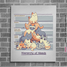 Load image into Gallery viewer, Shirts Posters / 4"x6" / White Maslow's Purramyd