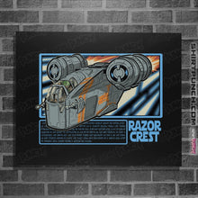 Load image into Gallery viewer, Shirts Posters / 4"x6" / Black Bounty Crest