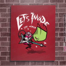 Load image into Gallery viewer, Shirts Posters / 4"x6" / Red Zim Pilgrim