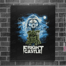 Load image into Gallery viewer, Secret_Shirts Posters / 4"x6" / Black Fright Castle