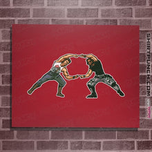 Load image into Gallery viewer, Shirts Posters / 4"x6" / Red 80s Fusion