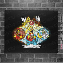 Load image into Gallery viewer, Shirts Posters / 4"x6" / Black Holy Donut