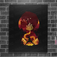 Load image into Gallery viewer, Daily_Deal_Shirts Posters / 4"x6" / Black Firebender