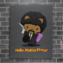 Load image into Gallery viewer, Secret_Shirts Posters / 4"x6" / Charcoal Hello Motherf*cker