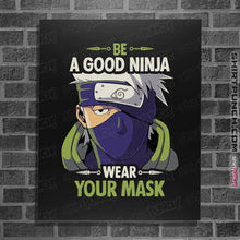 Load image into Gallery viewer, Shirts Posters / 4"x6" / Black Good Ninja