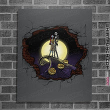 Load image into Gallery viewer, Secret_Shirts Posters / 4"x6" / Charcoal Nightmare Through The Wall