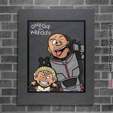 Load image into Gallery viewer, Shirts Posters / 4"x6" / Charcoal Omega And Wrecker