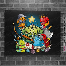 Load image into Gallery viewer, Daily_Deal_Shirts Posters / 4"x6" / Black Christmas RPG