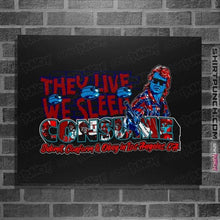 Load image into Gallery viewer, Daily_Deal_Shirts Posters / 4"x6" / Black Consume LA