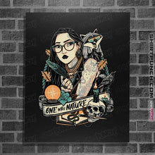 Load image into Gallery viewer, Daily_Deal_Shirts Posters / 4"x6" / Black One With Nature