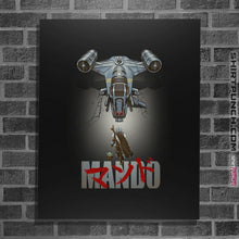 Load image into Gallery viewer, Shirts Posters / 4"x6" / Black Mandokira