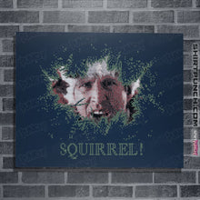 Load image into Gallery viewer, Shirts Posters / 4"x6" / Navy Squirrel