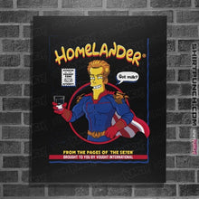 Load image into Gallery viewer, Secret_Shirts Posters / 4"x6" / Black homelander milk