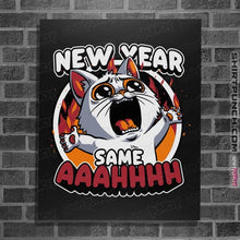 Load image into Gallery viewer, Secret_Shirts Posters / 4"x6" / Black New Years Despair