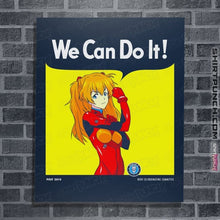 Load image into Gallery viewer, Shirts Posters / 4"x6" / Navy We Can Do It Shinji