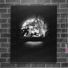 Load image into Gallery viewer, Shirts Posters / 4"x6" / Black Moonlight Chase