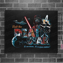 Load image into Gallery viewer, Shirts Posters / 4"x6" / Black Visit The Death Star