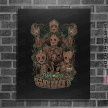Load image into Gallery viewer, Daily_Deal_Shirts Posters / 4"x6" / Black We Are Groots