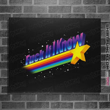 Load image into Gallery viewer, Daily_Deal_Shirts Posters / 4"x6" / Black F*** If I Know