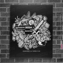 Load image into Gallery viewer, Secret_Shirts Posters / 4"x6" / Black Endure - Survive