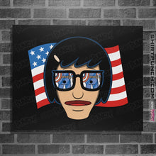 Load image into Gallery viewer, Shirts Posters / 4"x6" / Black Star Spangled Butt