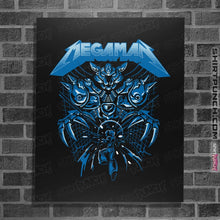 Load image into Gallery viewer, Shirts Posters / 4"x6" / Black Mega Rockman