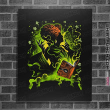 Load image into Gallery viewer, Daily_Deal_Shirts Posters / 4"x6" / Black Black Magic Witch