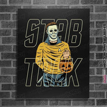 Load image into Gallery viewer, Secret_Shirts Posters / 4"x6" / Black Stab Trek