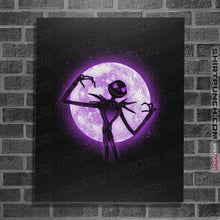Load image into Gallery viewer, Shirts Posters / 4"x6" / Black Moonlight Skeleton