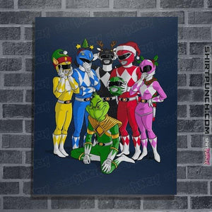 Daily_Deal_Shirts Posters / 4"x6" / Navy Grinch Rangers