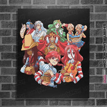 Load image into Gallery viewer, Daily_Deal_Shirts Posters / 4"x6" / Black Fast Waifus