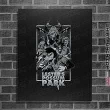 Load image into Gallery viewer, Daily_Deal_Shirts Posters / 4"x6" / Black Lester's Possum Park