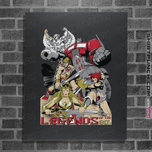 Load image into Gallery viewer, Secret_Shirts Posters / 4"x6" / Dark Heather Legends Of The 80s
