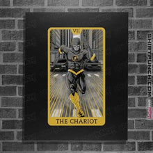 Load image into Gallery viewer, Daily_Deal_Shirts Posters / 4&quot;x6&quot; / Black JL Tarot - The Chariot
