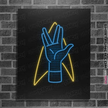 Load image into Gallery viewer, Daily_Deal_Shirts Posters / 4"x6" / Black Cool Salute