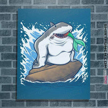 Load image into Gallery viewer, Shirts Posters / 4"x6" / Sapphire The Little Shark