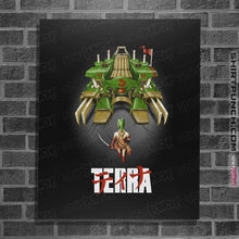 Load image into Gallery viewer, Daily_Deal_Shirts Posters / 4"x6" / Black Terra